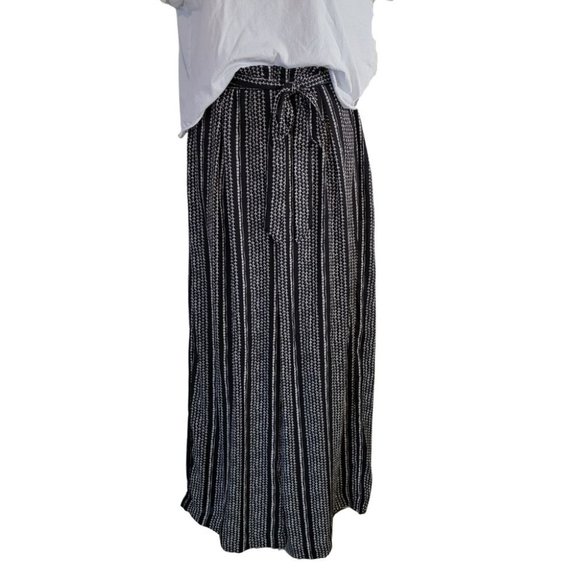 Loose Paper Bag Belted Tie Baggy  Pants Size M - Picture 2 of 12